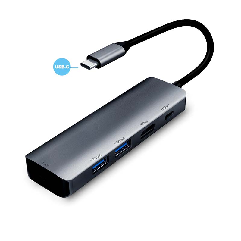 适用华为MateBook E 2023电脑Go转换器Type-C扩展坞usb-c拓展USB3.0/hdmi千兆网卡网线转接头配件拓展器 - 图0