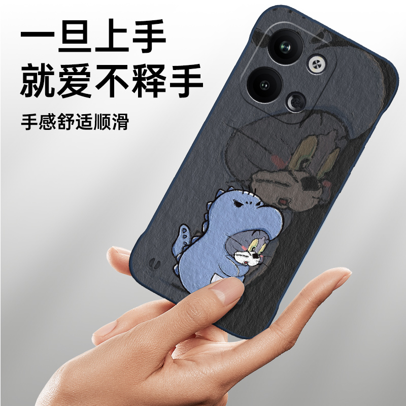 汤姆杰瑞适用opporeno9手机壳reno8pro新款pro+套reno7无边框se防摔reno6高级感reno5潮牌reno4/3/2/ace/se - 图3