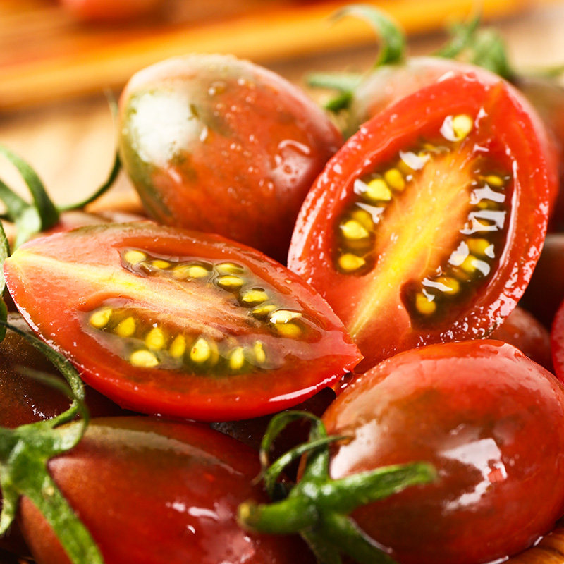 紫子弹头小番茄新鲜圣女果组合小西红柿当季水果3-5斤现摘包邮,淘宝优惠券,粉丝福利购,淘宝优惠卷