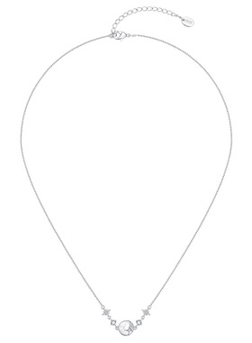 INCH EDITION星月流光贝母锆石项链精致轻奢时尚小众高级