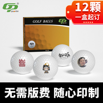 高尔夫球定制TitleistProV1X比赛球泰勒梅TP5Xlogo生日名字礼物球