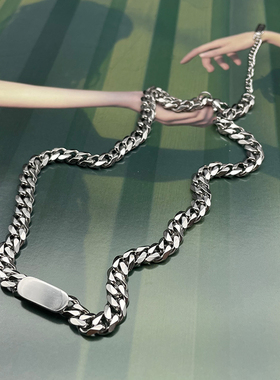 古巴百搭原创设计感高级锁骨链