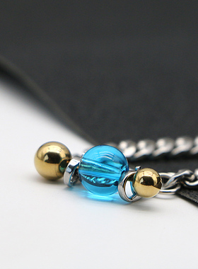 欧美哑球锁骨链女高级设计感小众