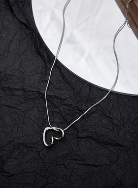 爱心闺蜜项链女夏ins嘻哈设计感