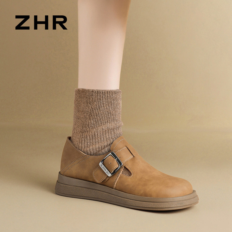 勃肯鞋女2025秋季新款复古两穿懒人一脚蹬单鞋休闲百搭圆头平底鞋,淘宝优惠券,粉丝福利购,淘宝优惠卷