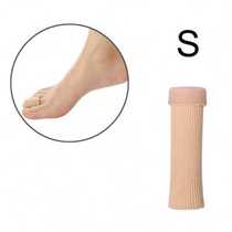 Fabric Gel Tube Cushion Corns Calluses Toe Protector Hallux