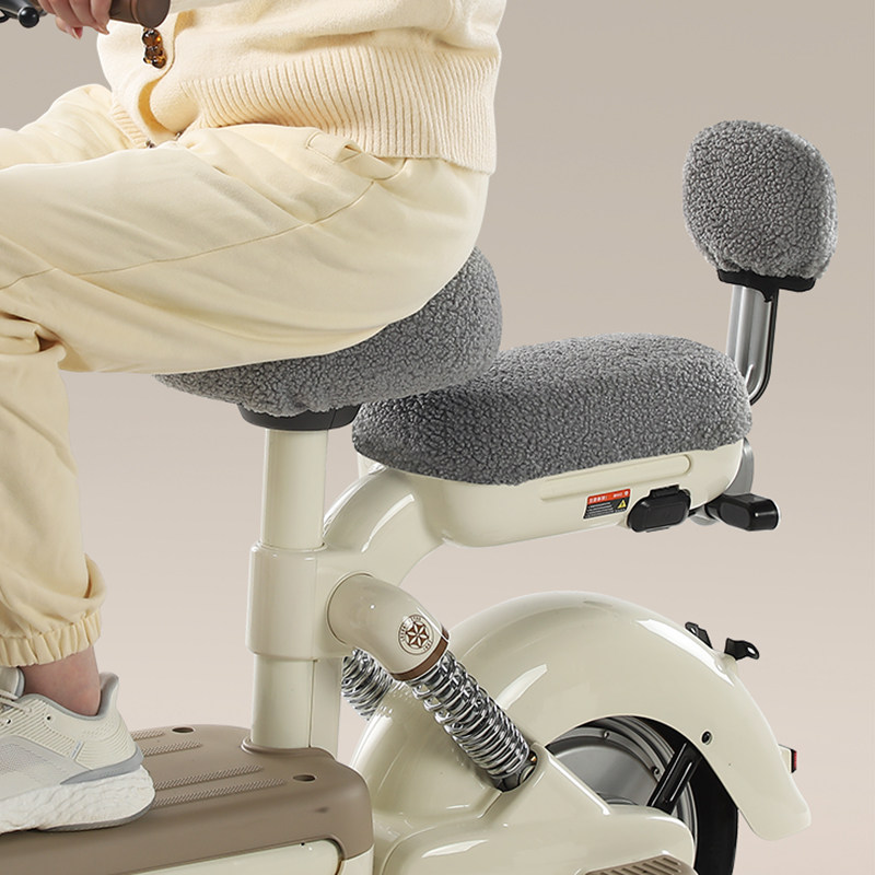 电动车座套加厚保暖秋冬小型电瓶自行车坐垫套适用雅迪爱玛座椅套,淘宝优惠券,粉丝福利购,淘宝优惠卷