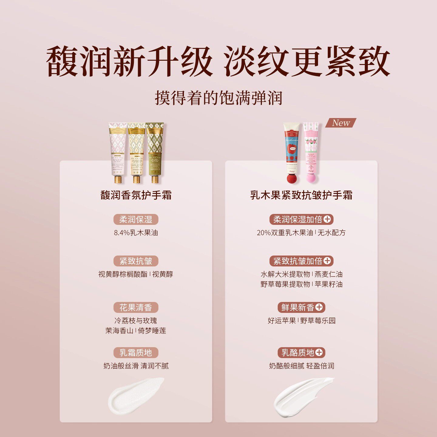 【花开单支】aarye安野屋馥润香氛花开护手霜双A抗皱保湿修护