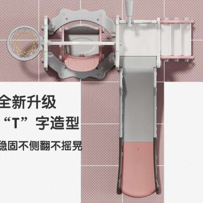 滑滑梯儿童室内家用小型男女孩子家庭组合滑梯秋千玩具宝宝攀爬架 - 图1