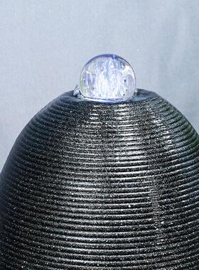 福蛋招财流水喷泉摆件循环水客厅玄关水景酒店办公室生财落地造景