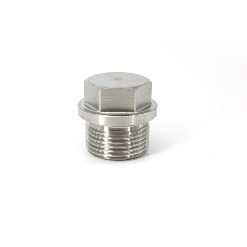 304不锈钢外六角法兰面堵头/油塞/闷头/螺堵/英制堵头G1/8~G2寸 - 图3