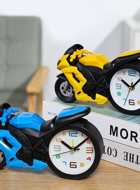 中国风复古怀旧手扶拖拉机模型闹钟居家玄关书房办公室笔筒时钟表