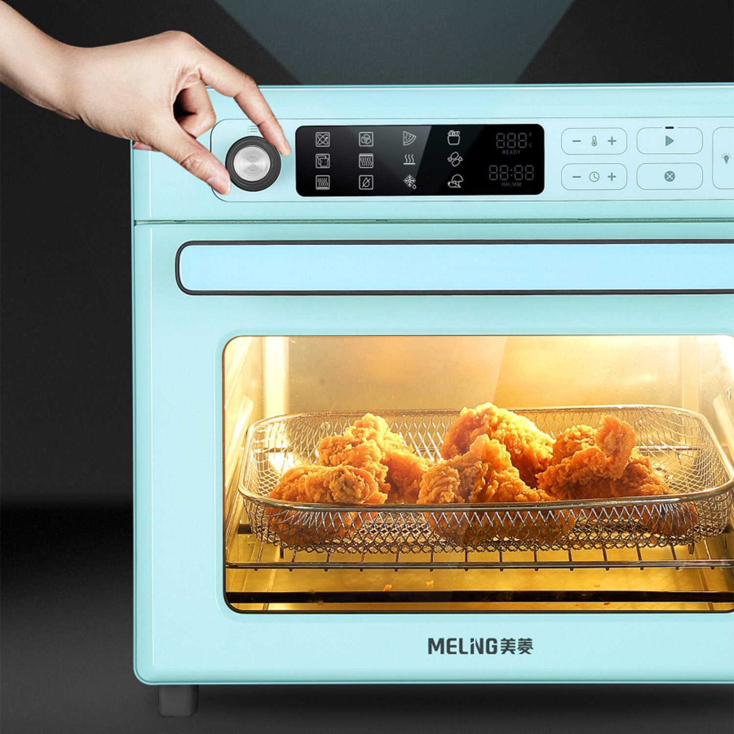 美菱空气炸锅家用多功能无油烤箱 美菱正梁电烤箱
