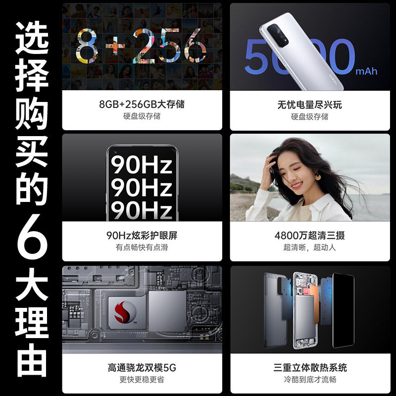 【5g新品】oppo a93 oppoa93 5g手机 OPPO欧欧手机