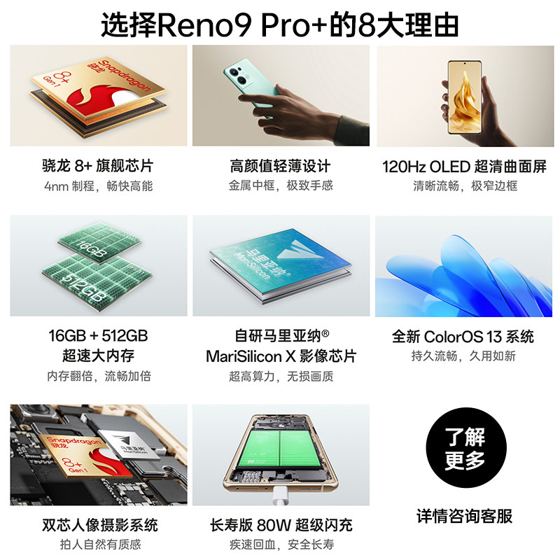 oppo reno9pro+oppo官方5g手机 OPPO欧欧手机
