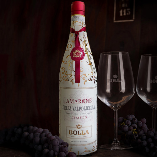 意大利名庄宝娜BOLLA原瓶进口经典窖藏红葡萄酒2017amarone15度-图2