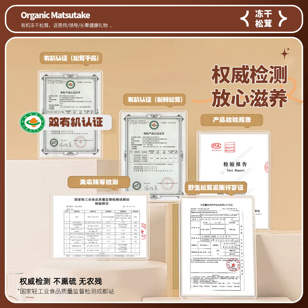 贡极冻干松茸营养品送礼父母送长辈新年礼盒山珍菌菇类干货礼盒装,淘宝优惠券,粉丝福利购,淘宝优惠卷