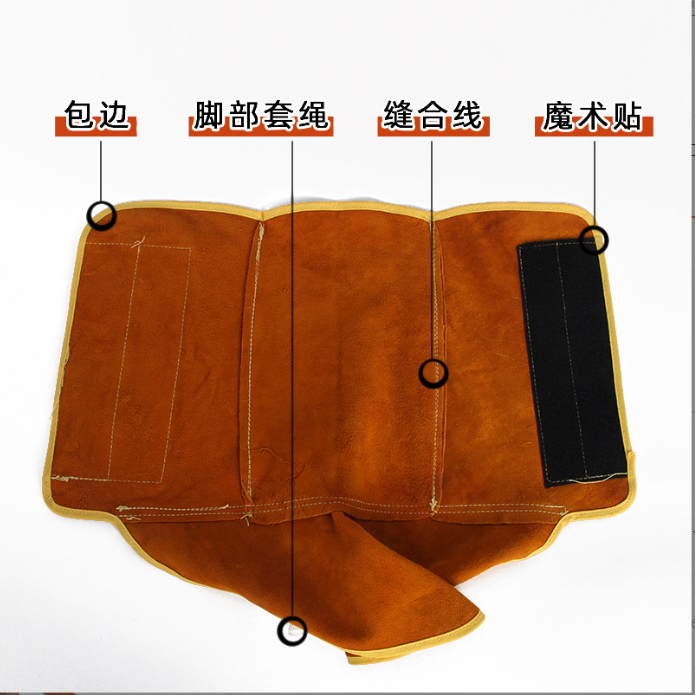 全牛皮护脚电焊防护脚套阻燃防烫焊工专用防飞溅护腿鞋套脚盖劳保,淘宝优惠券,粉丝福利购,淘宝优惠卷