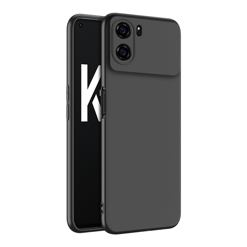 适用OPPO K10 K10x K10pro K10活力版手机壳 硅胶全包防摔保护壳磨砂黑色软壳男女款简约防滑手机套 - 图3