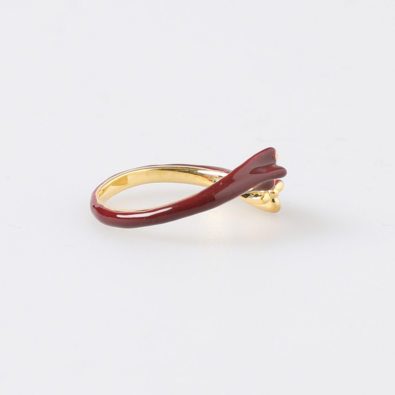 西町村屋立体花卉滴油开口戒女新款气质百搭小众配饰XHAA40034,淘宝优惠券,粉丝福利购,淘宝优惠卷