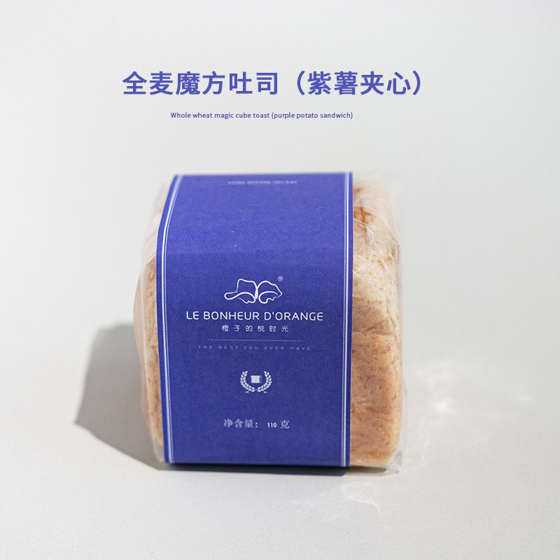 悦时光魔方吐司面包网红爆款全麦 橙子的悦时光吐司面包