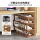 Multi-layer shoe racks save space at home door
