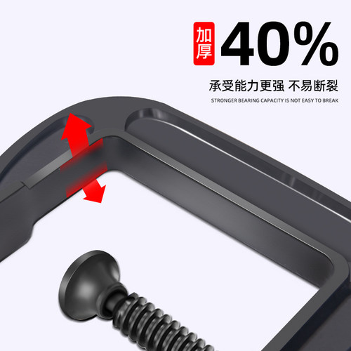 G型夹木工夹子固定器c型夹木工夹g字夹固定神器固定夹夹具夹紧器 - 图1