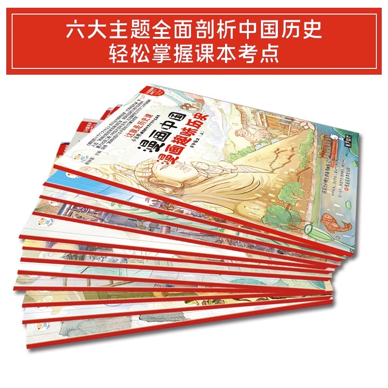 漫画中国历史全套12册儿童趣味历史百科绘本写给孩子的中国历史故事书小学生二三四五年级课外阅读书籍jjSSM - 图1