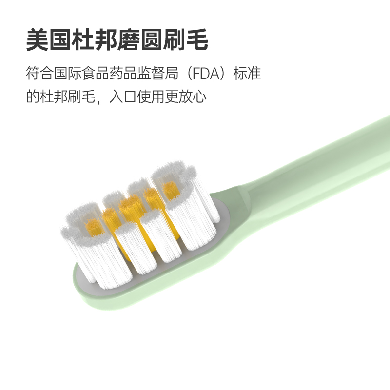 漯创适配SOOCAS素士牙刷头D2电动牙刷头X3U/V2/V5小团扇通用X3/D3-图2