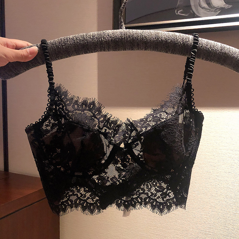 性感蕾丝法式薄款显胸小上托胸罩 阿弗之吻文胸
