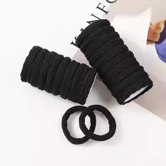 40 pieces of Korean adult thick rubber band hair ties high elastic rubber band hair ties for girls to tie their hair without seams.