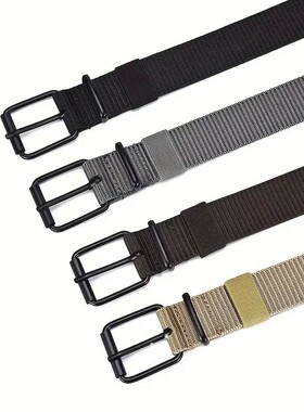 1pc Mens Durable Nylon  Belt - Heavy-Duty Tactical Work Belt