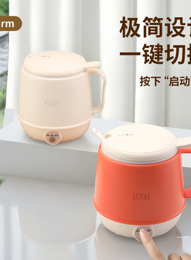 便携恒温电热水杯炖煮一体