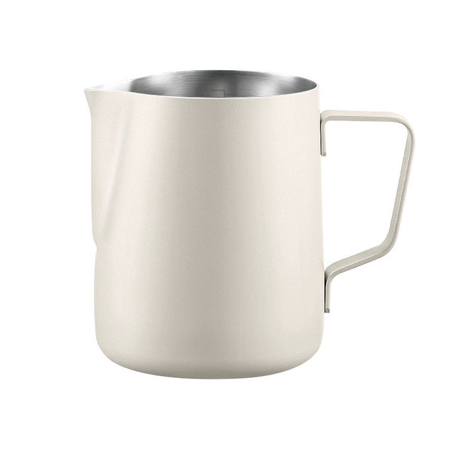 304 stainless steel with scale coffee trouser cup Italian milk tank milk foam cup pointed mouth milk foam pot flower trouser pot flower trouser artifact