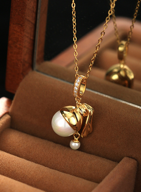 KAYKELLY珍珠少女艺术感项链