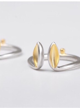 设计师款立体兔耳朵礼物开口戒指