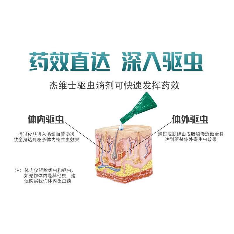 宠物体内外一体驱虫滴剂3支/盒杰维士驱虫药猫咪狗狗犬通用旗舰店,淘宝优惠券,粉丝福利购,淘宝优惠卷