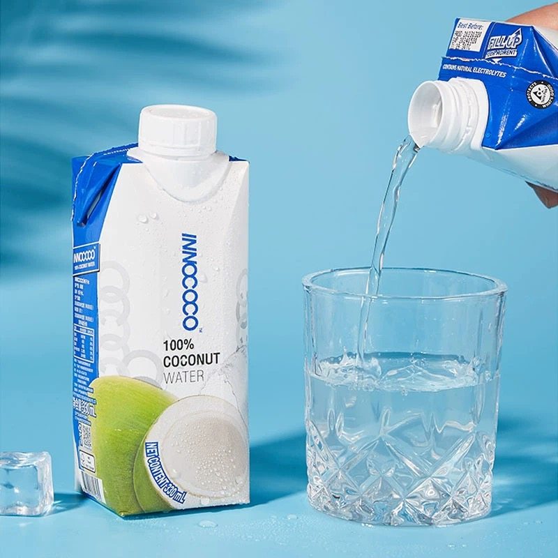 12瓶INNOCOCO一诺可可椰子水330ml 100%纯椰汁水椰青水饮品饮料,淘宝优惠券,粉丝福利购,淘宝优惠卷