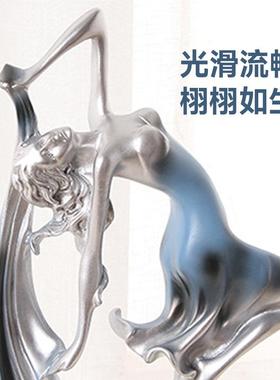 北欧轻奢跳舞女孩树脂摆件家居装饰电视柜酒柜玄关现代艺术装饰