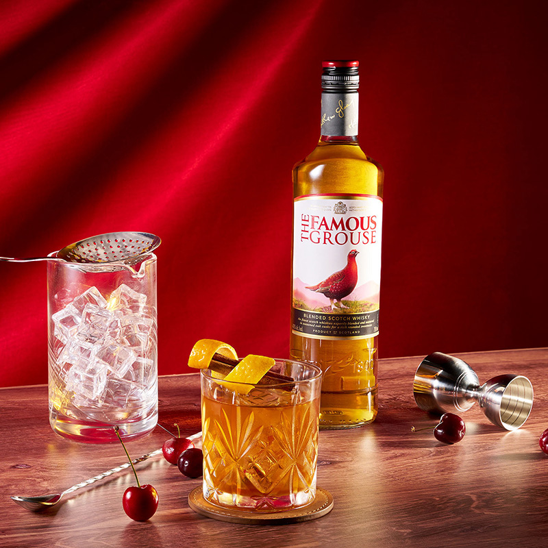 FamousGrouse Scotch Whiskey 1L*2 bottles of imported foreign wine blended with cocktail base