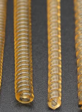 调节器保护套防刮电话线护腕弹簧线缠绕圈透明大小皮筋黄金透明