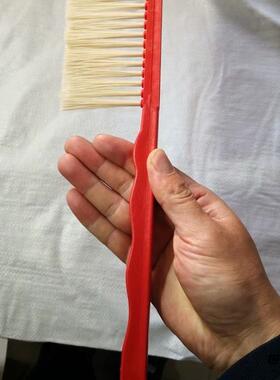 蜂扫塑料丝养蜂工具养蜂红把养蜂用具单排蜂刷马尾蜂扫