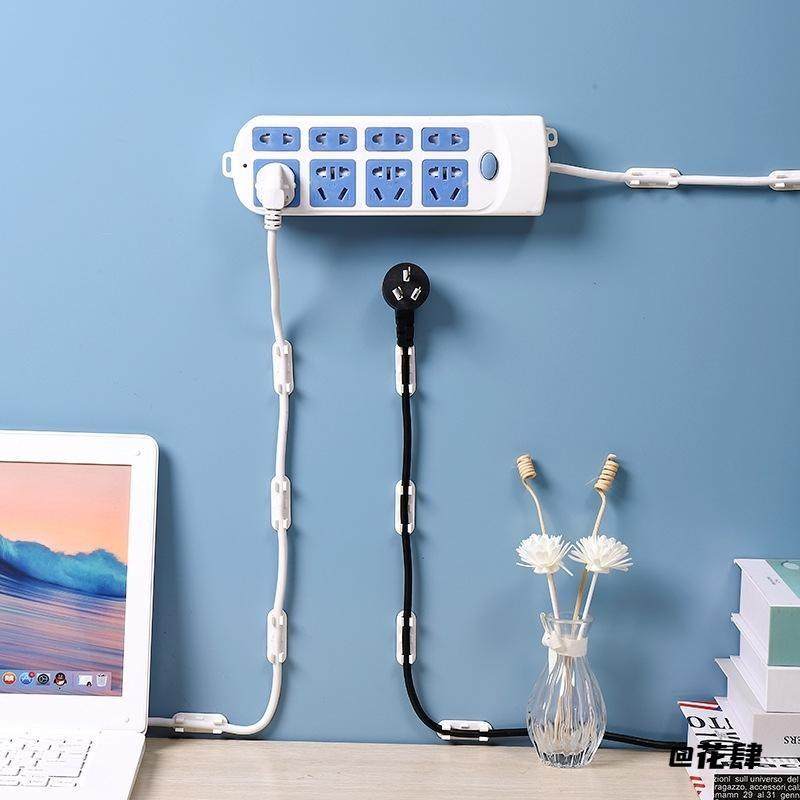 整理扣线夹收纳理线器挂墙免钉线批发排插拖线板线夹子插排免打孔,淘宝优惠券,粉丝福利购,淘宝优惠卷