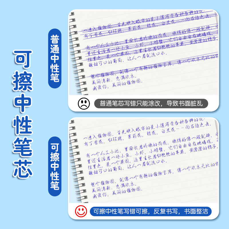 Morning light press erasable refill 0.5mm