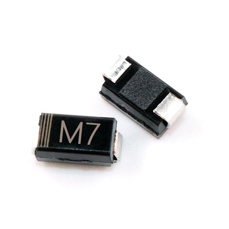 贴片二极管M7 1N4007 1A 1000V SMA尺寸:4X2.6mm(100只)-图0