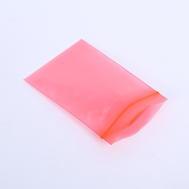海学岚 红色静电袋自封袋透明防静电袋加厚密封袋PE包装袋子定制 - 图3