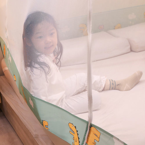 蚊帐懒人免安装1米单人床1米35床1.35m135x190蒙古包家用2025新款 - 图3