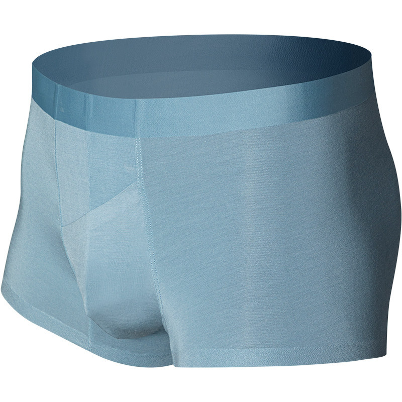 包皮分离枪弹分离莫代尔无痕平角裤 奢尼亚男平角内裤