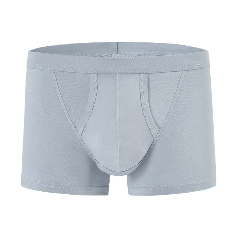 包皮分离生理中腰男士舒适纯色内裤 奢尼亚男平角内裤