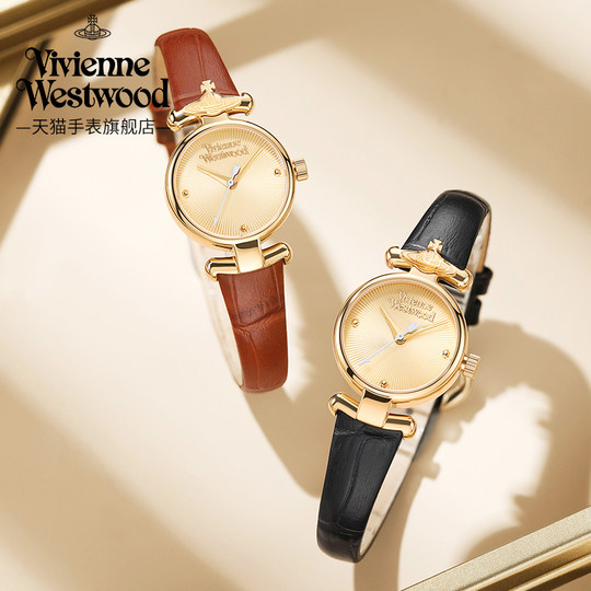 西太后小棕表女表小表盘小巧官方旗舰店正品复古气质腕表女士手表